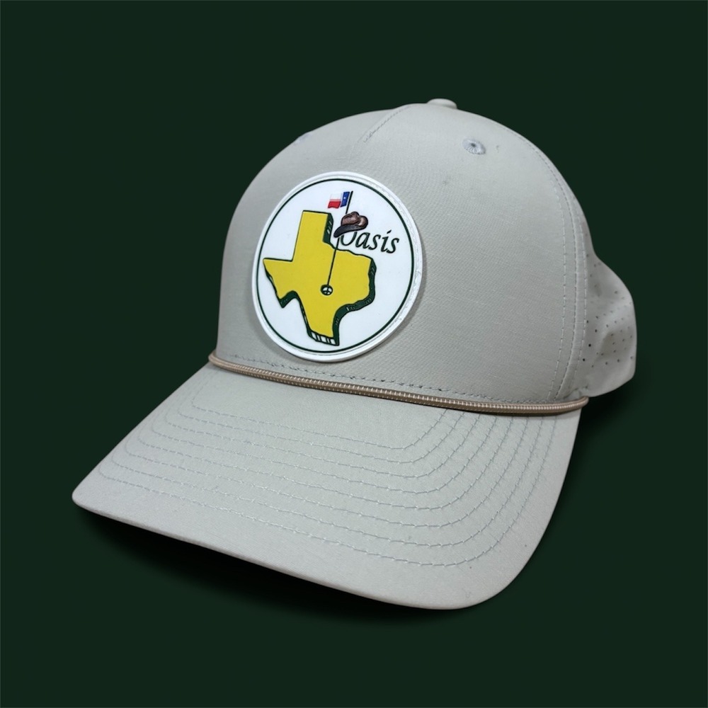 Texas Oasis Golf Flag Snapback Hat - Richardson‎ Brand